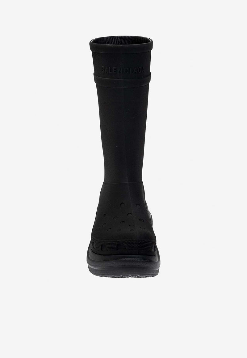X Crocs Logo-Detail Rain Boots