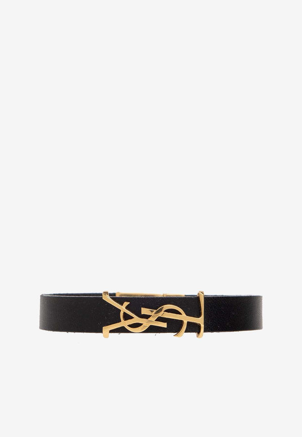 Opyum Monogram Leather Bracelet