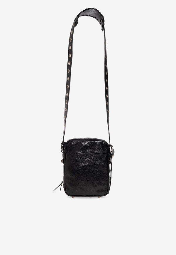 Le Cagole Leather Shoulder Bag