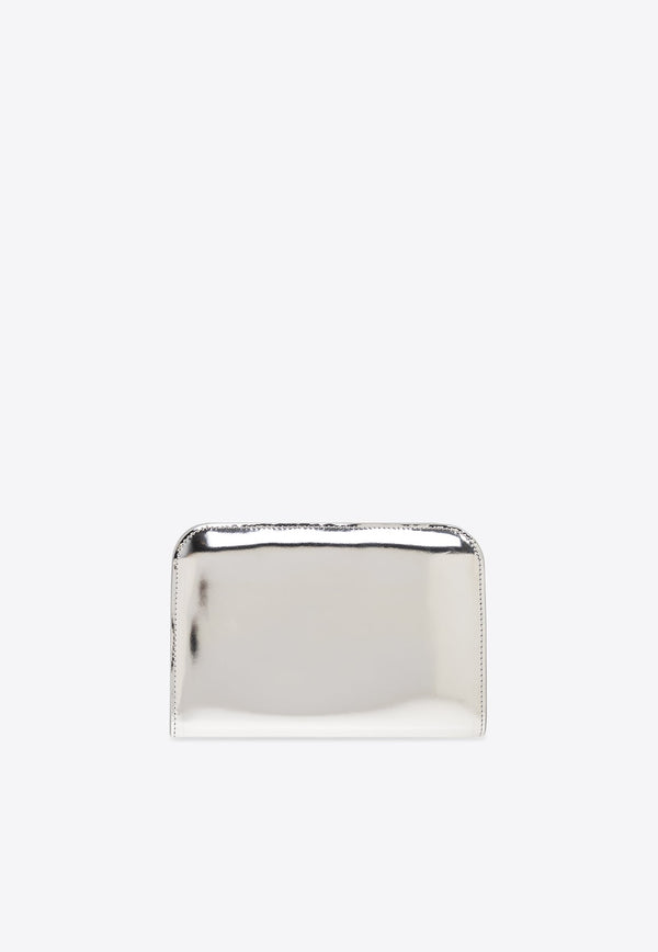 Mini Diana Metallic-Leather Clutch Bag