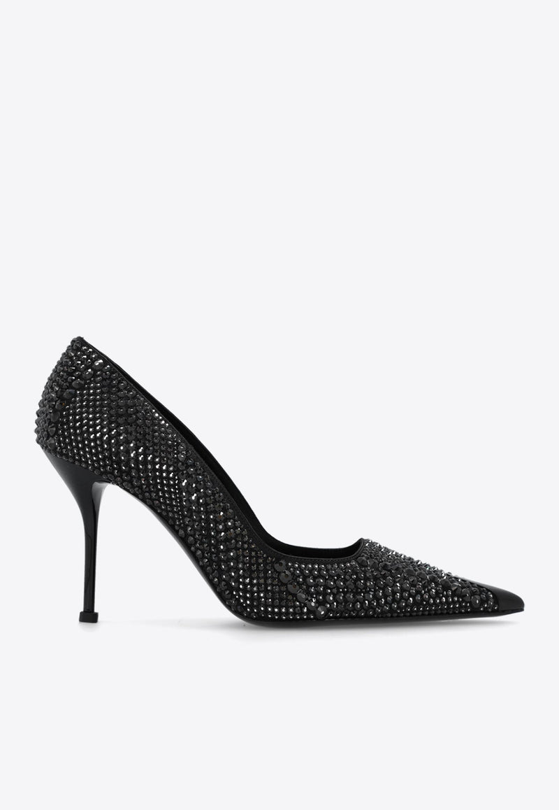 90 Sequined Suede Pumps