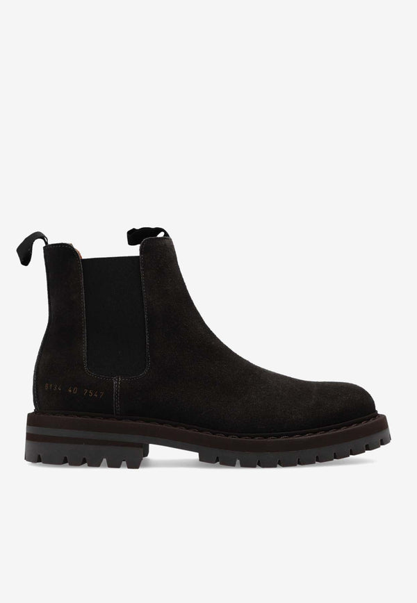 Suede Chelsea Lug Boots