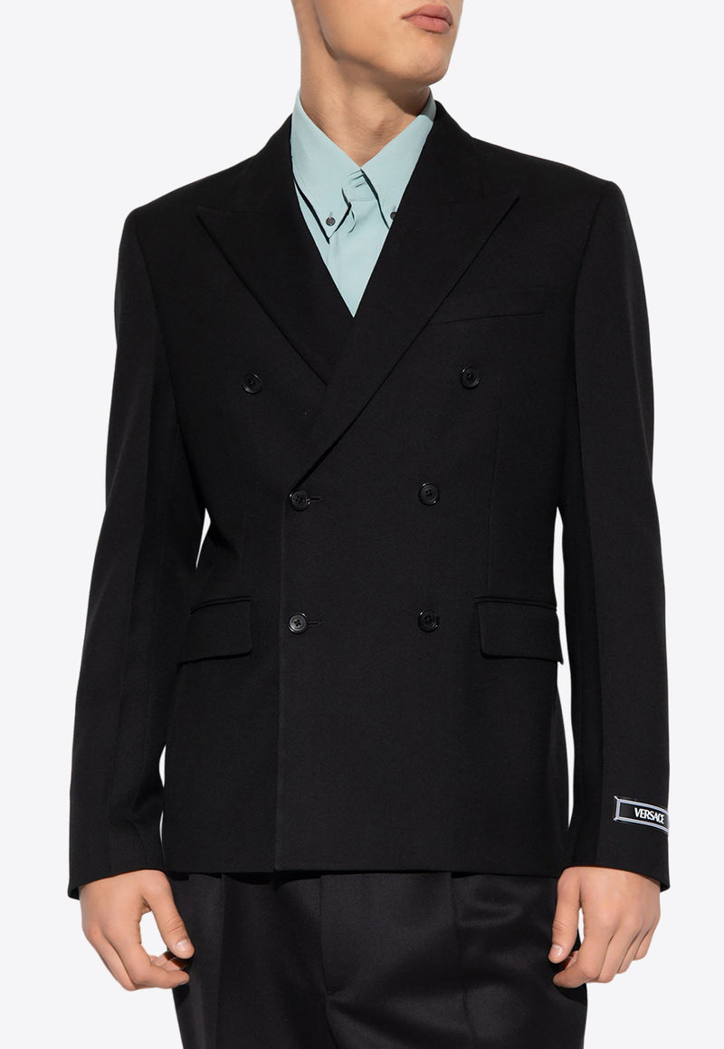 Double-Breasted Wool Blazer