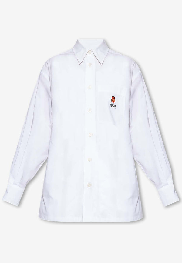 Boke Flower Crest Long-Sleeved Shirt