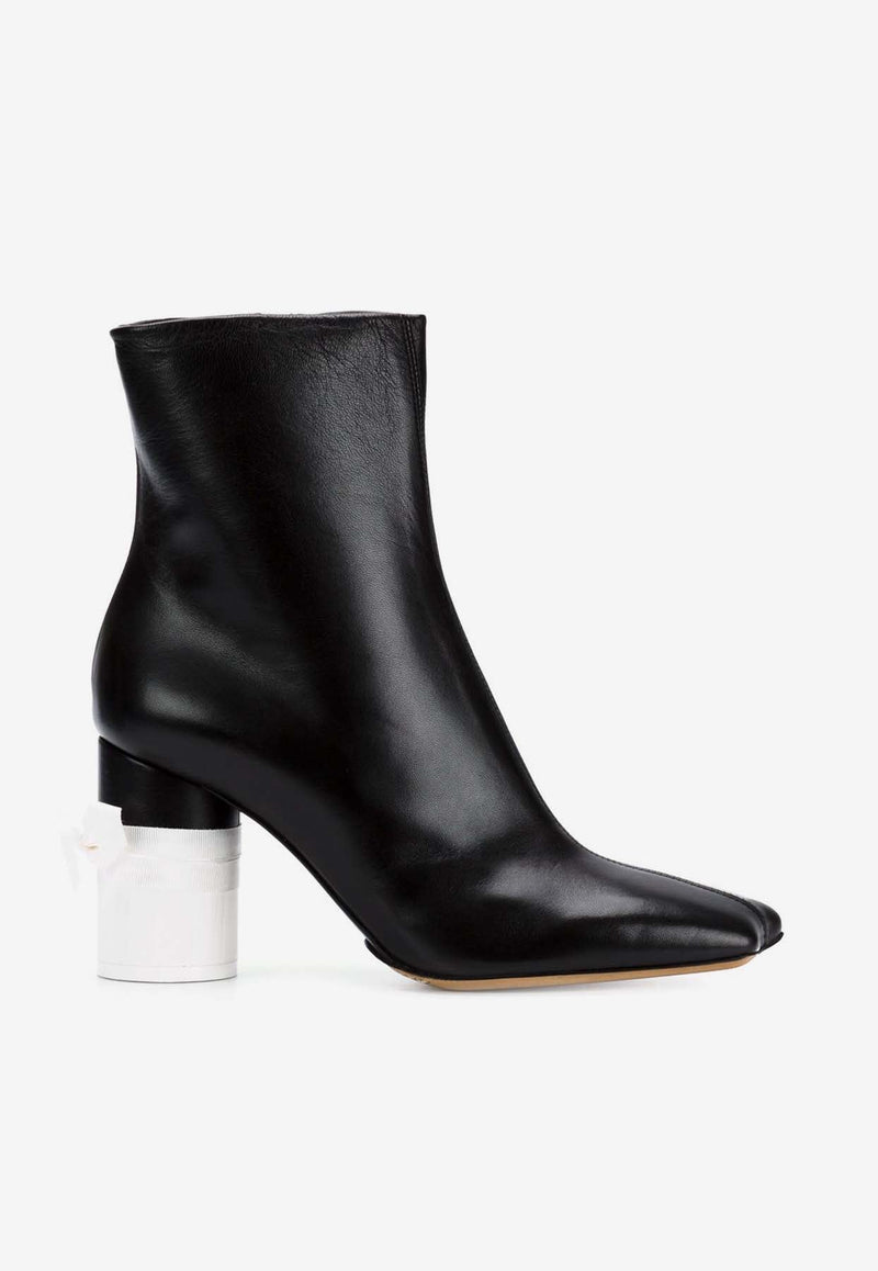 80 Leather Ankle Boots