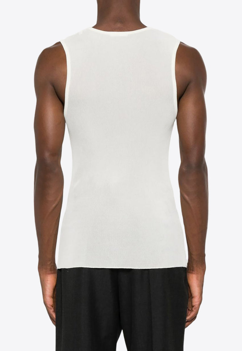 Ribbed Crewneck Tank Top