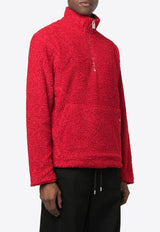 Bouclé Half-Zip Sweatshirt
