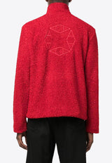 Bouclé Half-Zip Sweatshirt