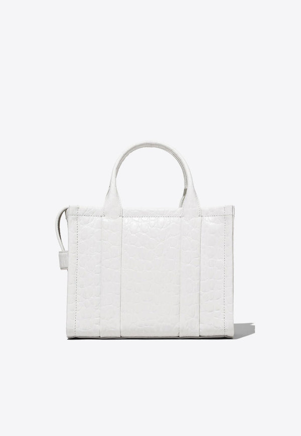 The Small Croc-Embossed Leather Tote Bag