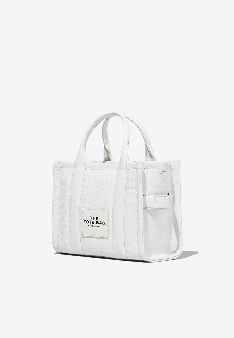 The Small Croc-Embossed Leather Tote Bag