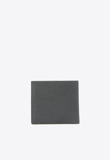 4-bar Stripe Bi-Fold Leather Wallet