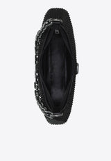 The Small Curve Rhinestone-Embellished Shoulder Bag