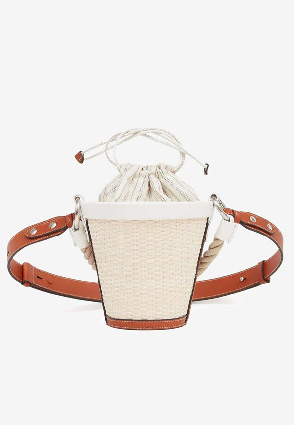 Fire Woven Bucket Bag