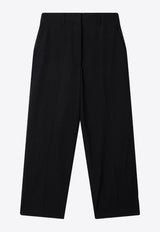 Cropped Tailored Pants in Wool