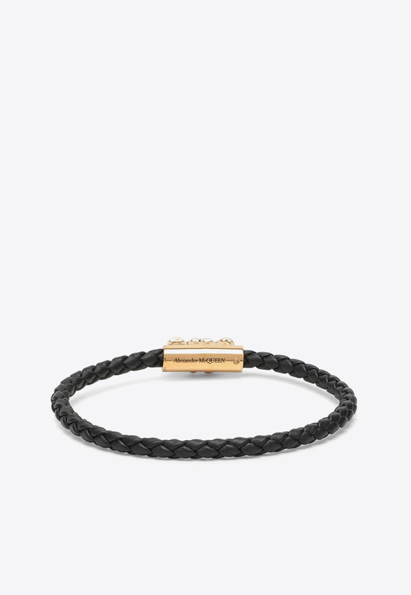 Seal Braided Leather Bracelet