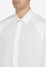 Ribbed Cuff Long-Sleeved Shirt