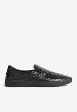 Sawyer Slip-On Sneaker in Intrecciato Leather