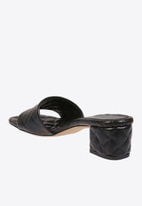 Amy 45 Intreccio Leather Mules