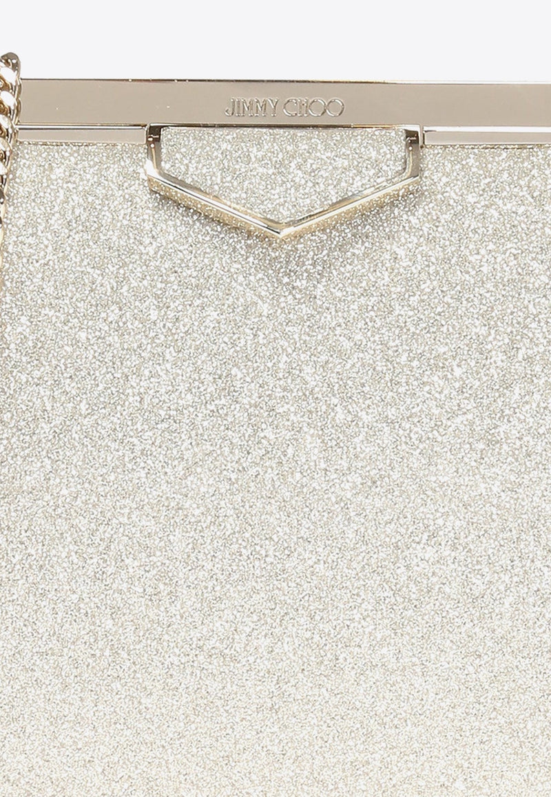 Ellipse Glittered Clutch Bag