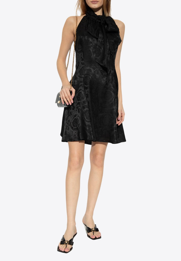 Barocco Jacquard Satin Mini Dress