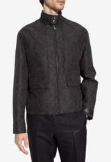 Barocco Jacquard Zip-Up Jacket