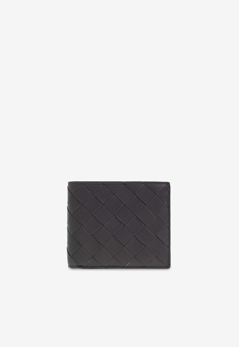 Intrecciato Leather Bi-Fold Wallet