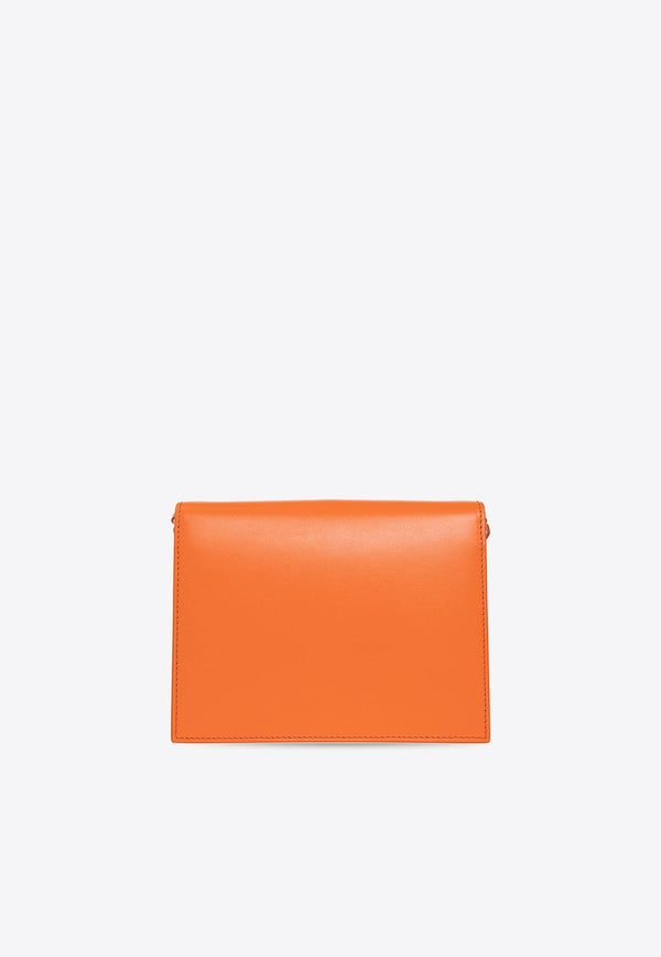 DG Logo Leather Shoulder Bag