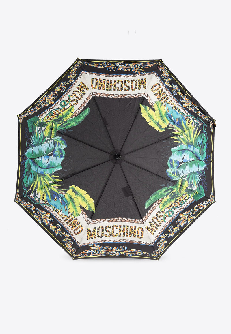 Graphic Print Foldable Umbrella