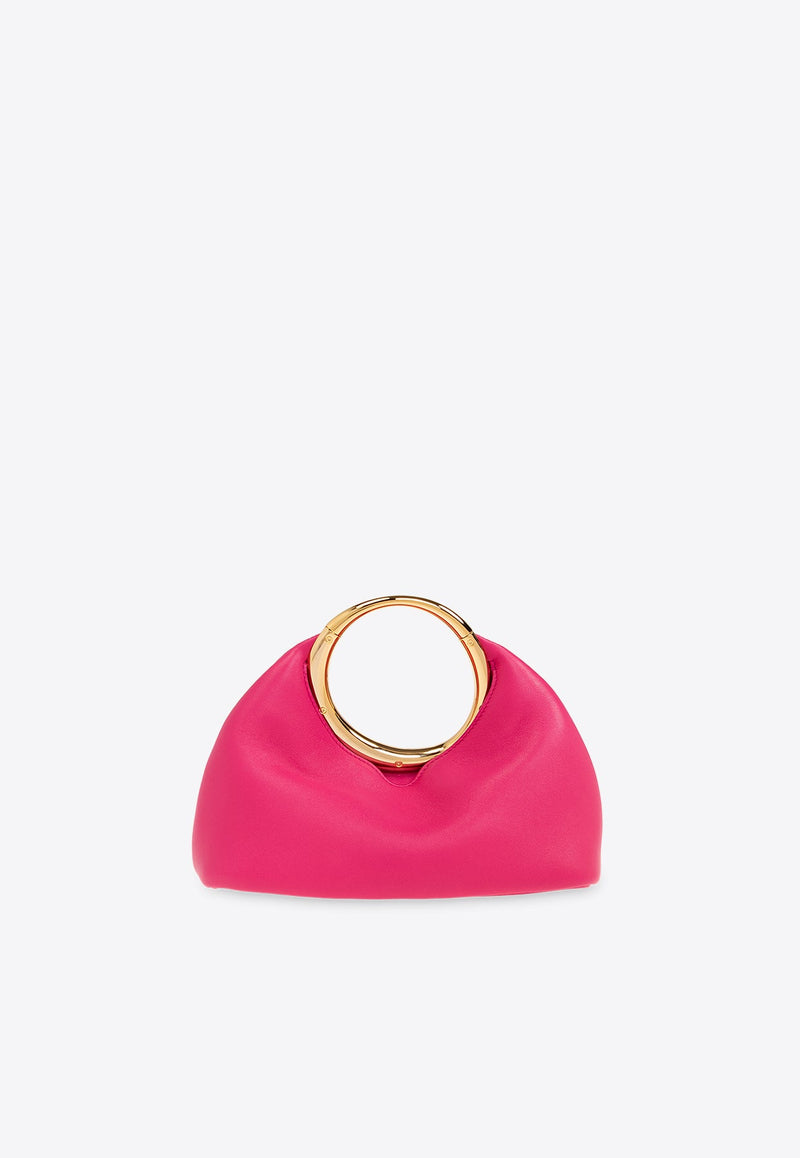 Mini Calino Ring Top Handle Bag in Nappa Leather