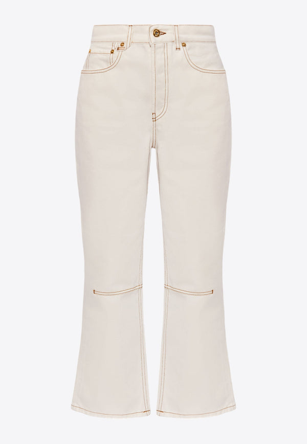 Court Cropped Flared Jeans