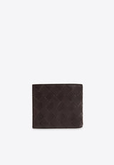 Intrecciato Leather Bi-Fold Wallet