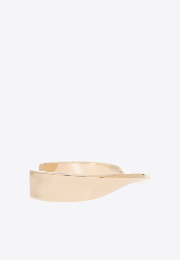 Swirl Brass Cuff Bracelet