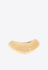 Gold-Plated Curved Ring