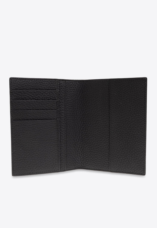 DG Logo Passport Holder in Calf Leather