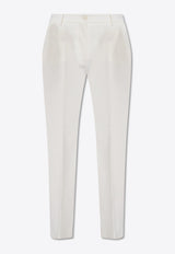 Slim-Leg Wool-Blend Pants