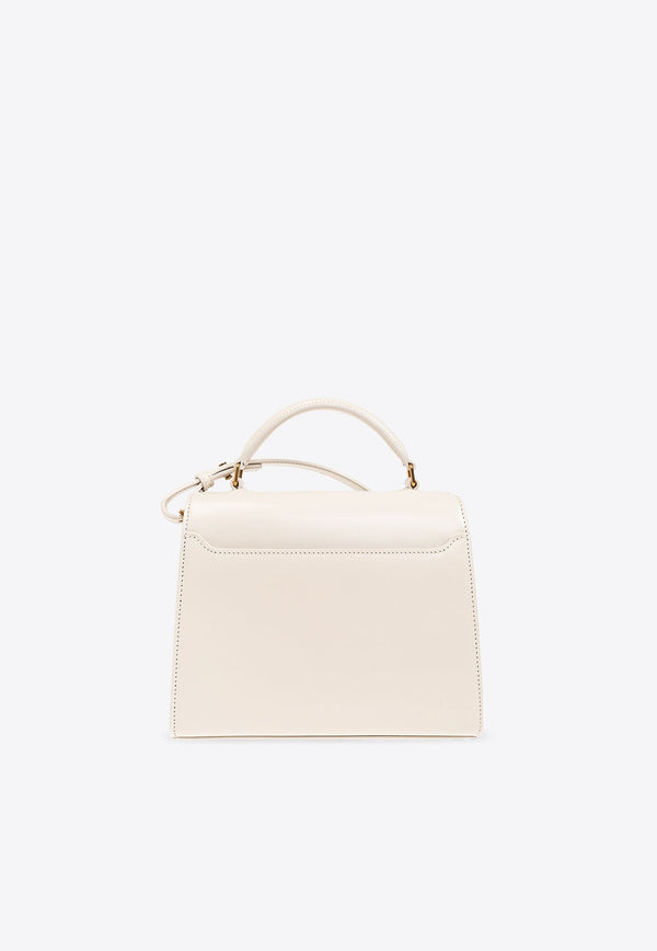 Mini Cassandra Calf Leather Top Handle Bag