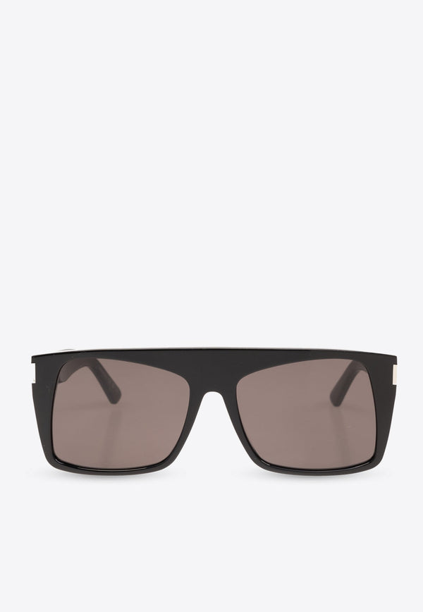 Vitti Flat-Top Square Sunglasses