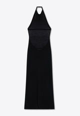 Halter Neck Maxi Dress