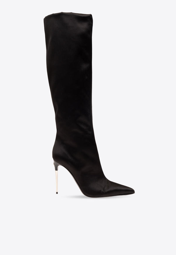 Lollo 105 Knee-High Satin Boots