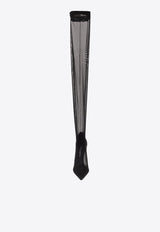 X Kim Lollo 105 Thigh-High Tulle Boots