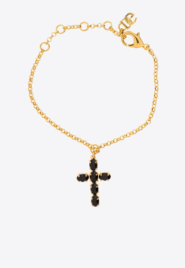 Cross Charm Chain Link Bracelet