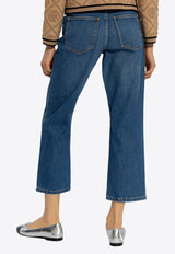 Flared Cropped Jeans