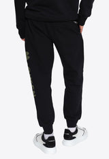 Graffiti Logo Print Track Pants