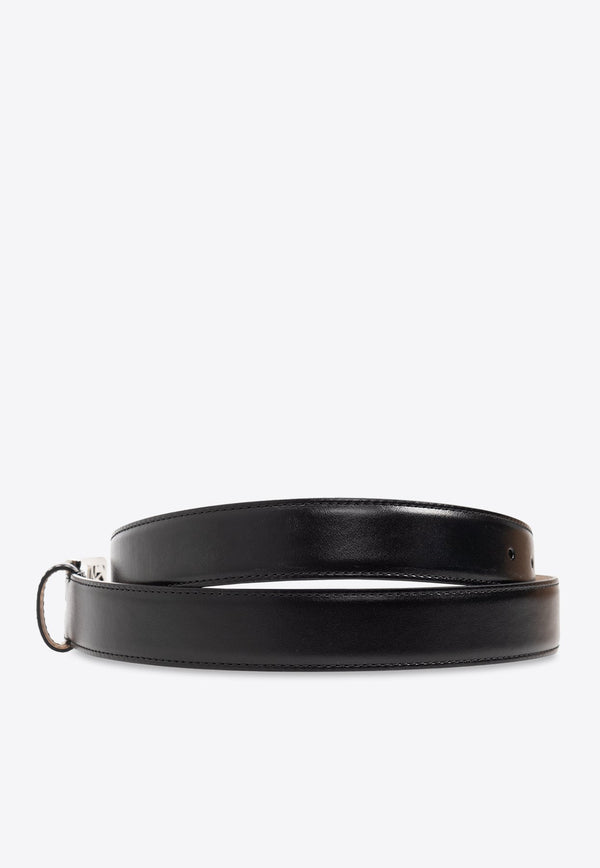 The Seal Buckle Leather Belt
