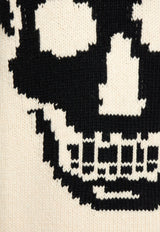 Intarsia Skull Wool Sweater