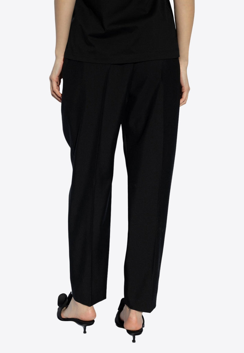 Tapered-Leg Tailored Pants