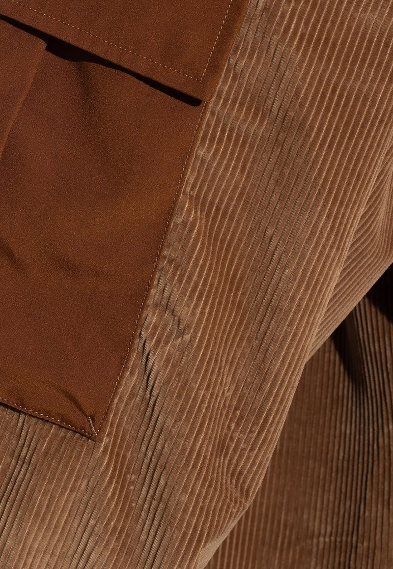 Corduroy Relaxed Cargo Pants