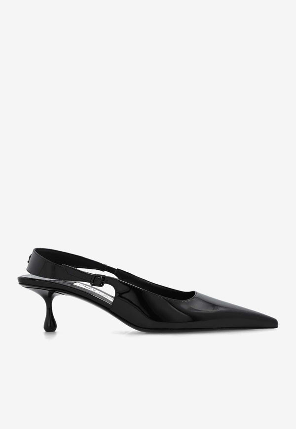 Amel 50 Patent Leather Slingback Pumps