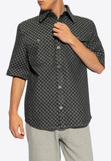 Monogram Jacquard Short-Sleeved Shirt