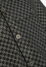 Monogram Jacquard Short-Sleeved Shirt